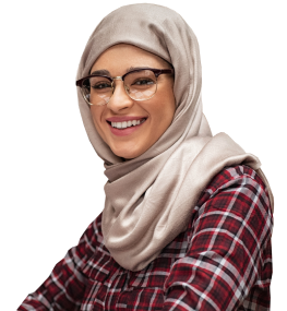 student smiling