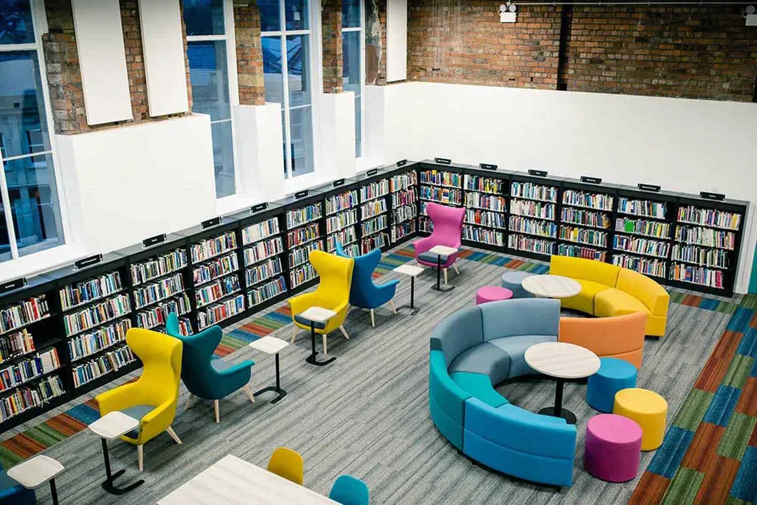overview shot of learning resource centre