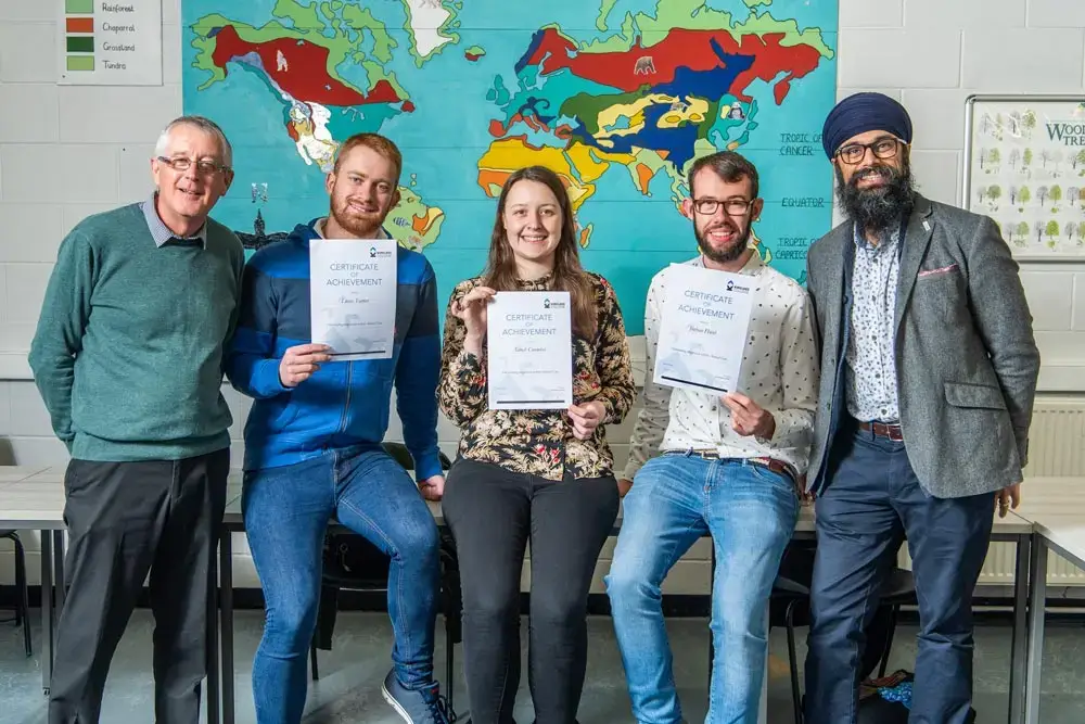 Animal Care Graduates with their mentors