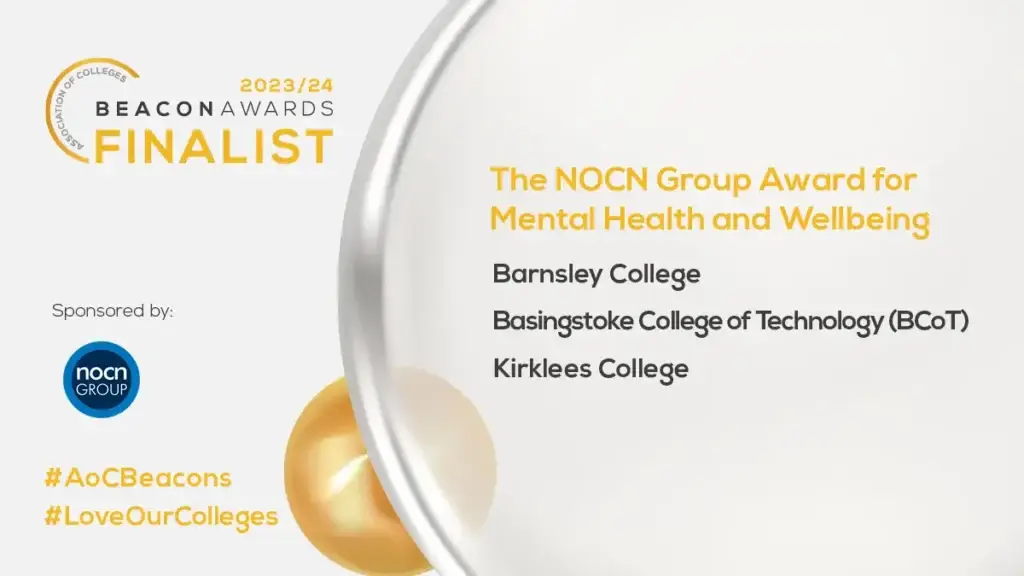 graphic that says Beacon Awards 2023 Finalist