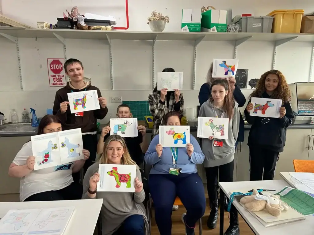 art and design student showing their recent work