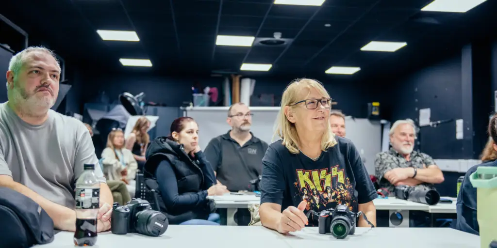 Creative media students