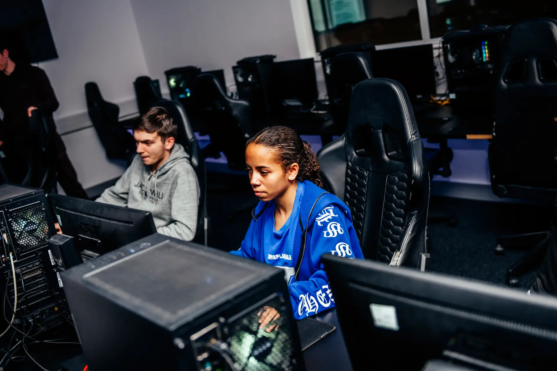 Digital students on specialist computers