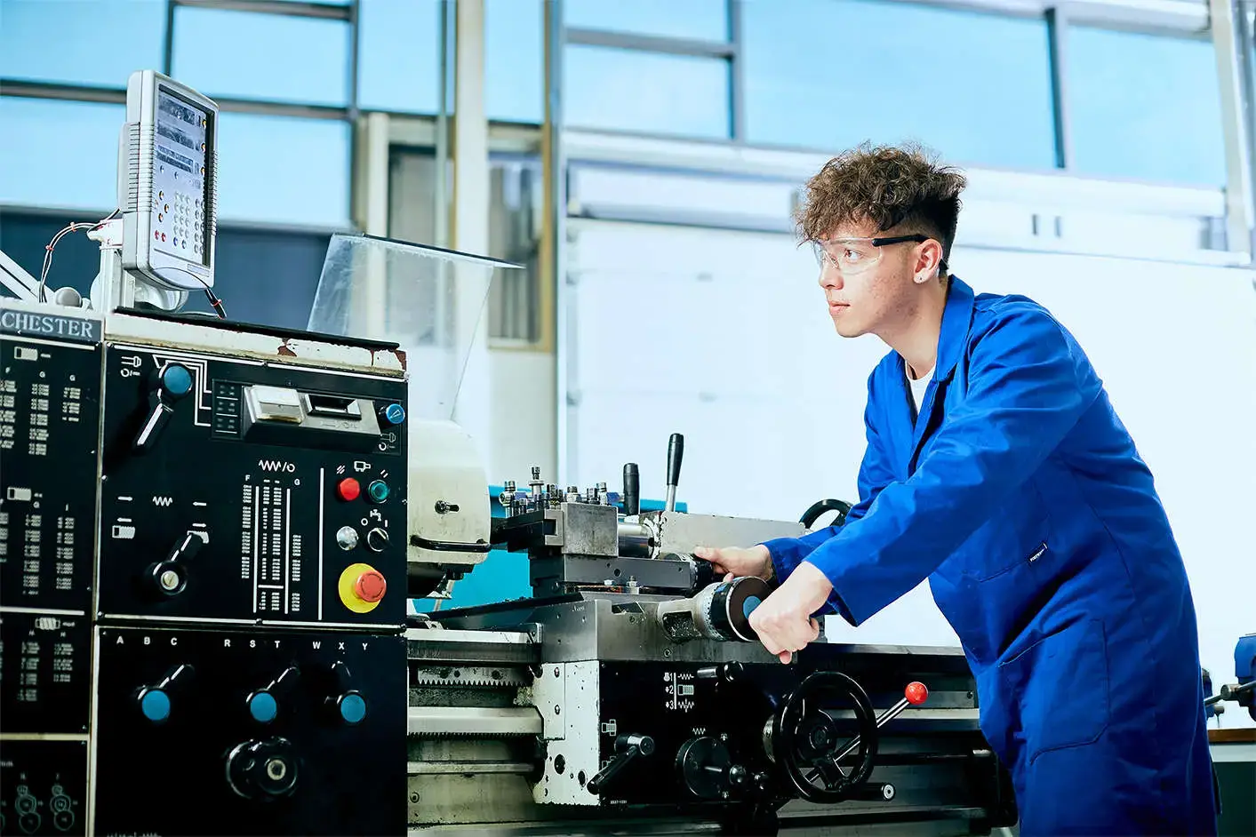 a young engineering student