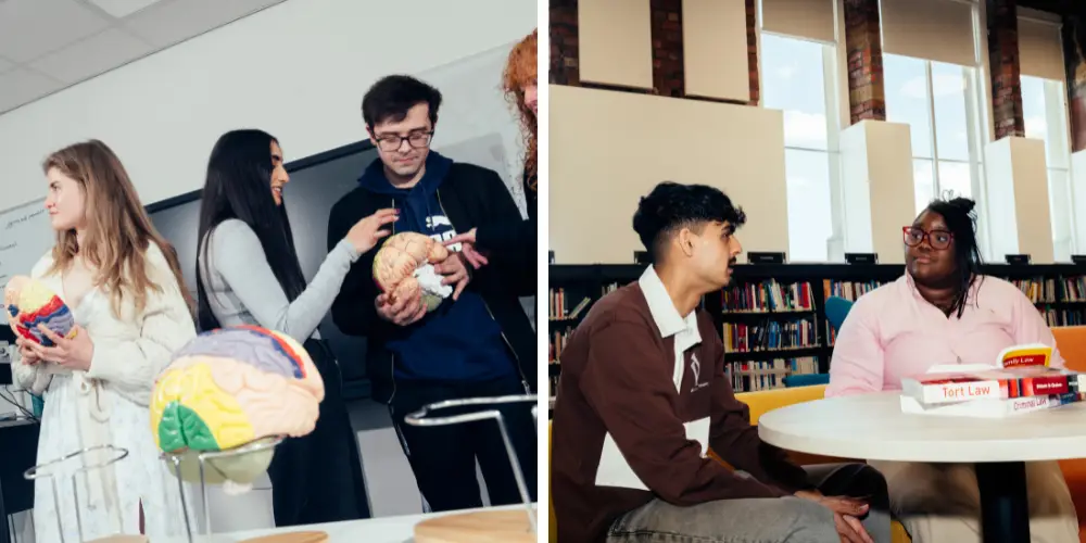 collage of access students at kirklees college