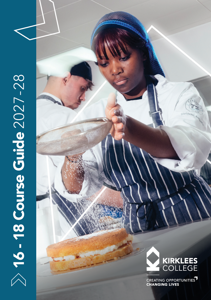 Front cover of Kirklees College course guide