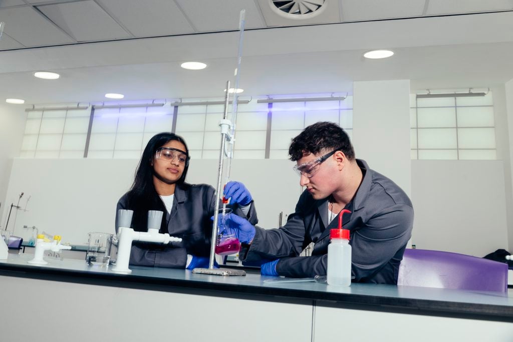 kirklees college science students