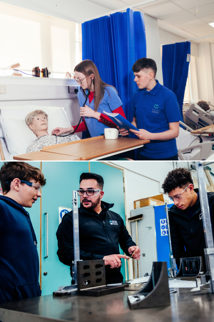 kirklees college student collage health and engineering