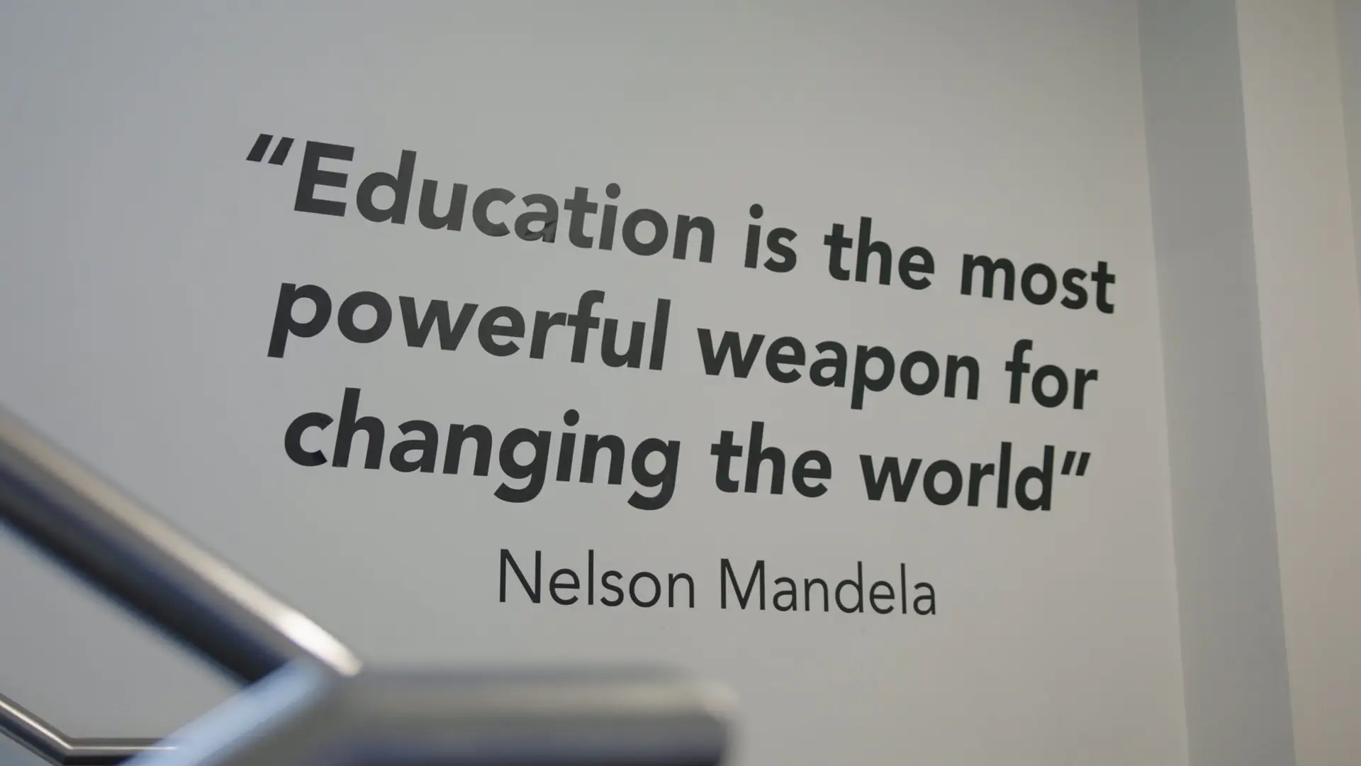 quote on the waall at kirklees college